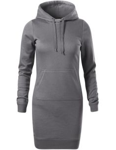 Šaty dámske Snap 419 oceľovo sivá 2