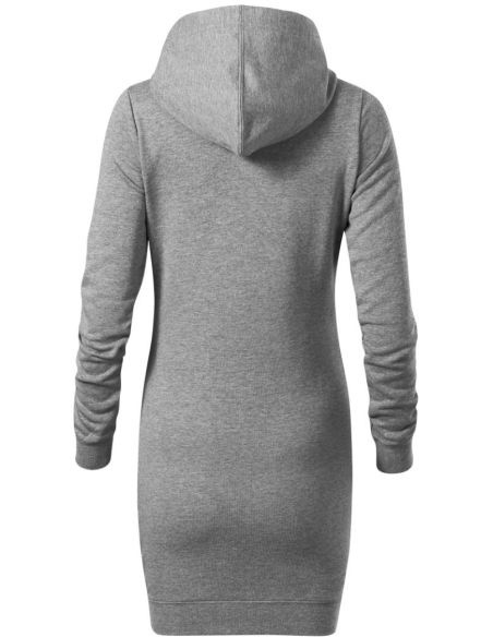 Šaty dámske Snap 419 tmavosivý melír