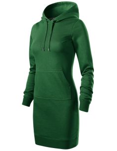 Šaty dámske Snap 419 fľaškovozelená