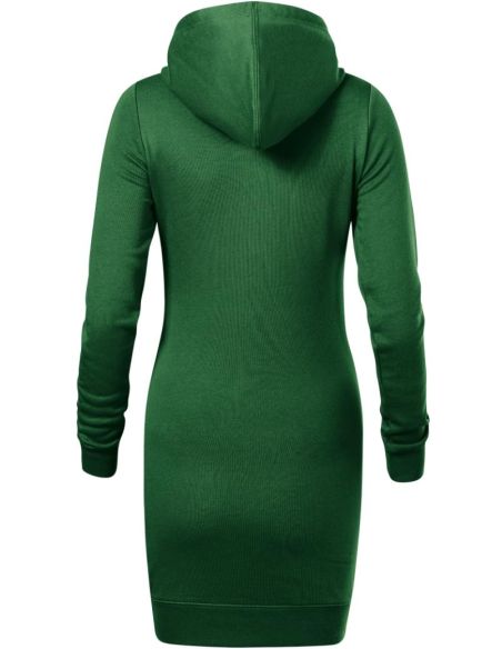 Šaty dámske Snap 419 fľaškovozelená