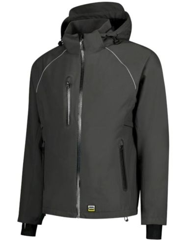 Bunda unisex Tech Shell T54 tmavosivý