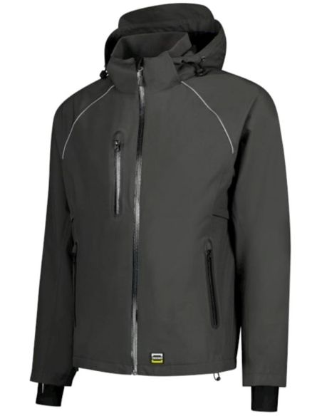 Bunda unisex Tech Shell T54 tmavosivý