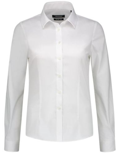 Košeľa dámska Fitted Stretch Blouse T24 biela