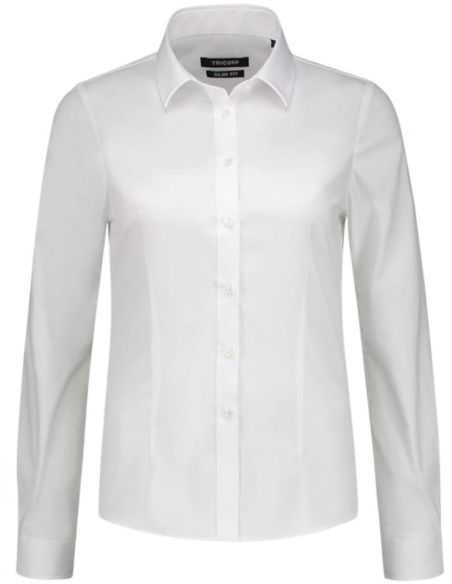 Košeľa dámska Fitted Stretch Blouse T24 biela