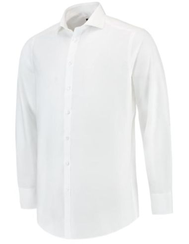Košeľa pánska Fitted Stretch Shirt T23 biela