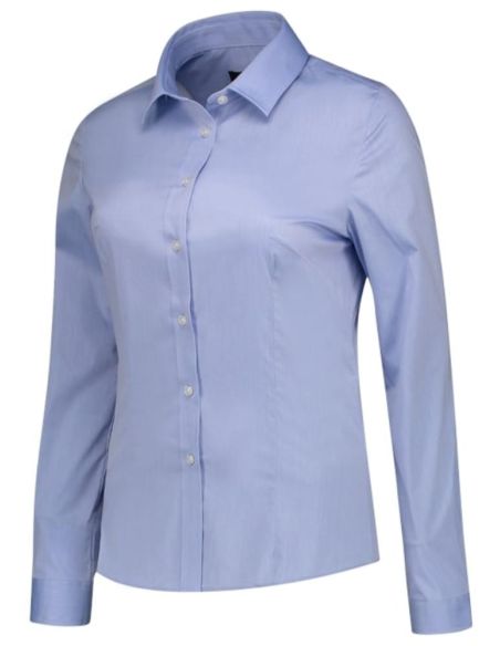 Košeľa dámska Fitted Stretch Blouse T24 blue