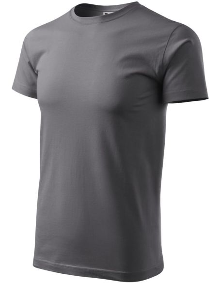 Tričko pánske Basic 129 oceľovo sivá
