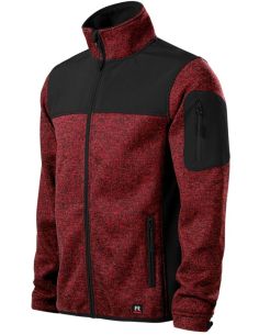 Softshellová bunda pánska Casual 550 knit marlboro red