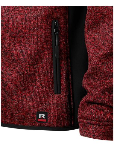 Softshellová bunda pánska Casual 550 knit marlboro red