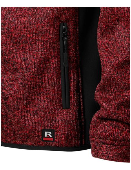 Softshellová bunda pánska Casual 550 knit marlboro red