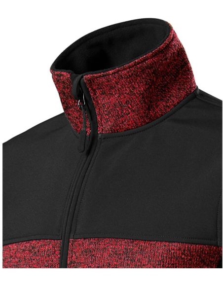 Softshellová bunda pánska Casual 550 knit marlboro red