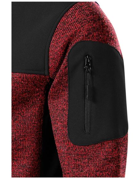 Softshellová bunda pánska Casual 550 knit marlboro red