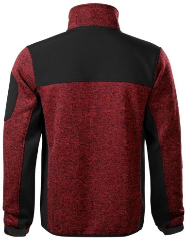 Softshellová bunda pánska Casual 550 knit marlboro red