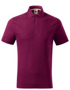 Polokošeľa pánska Prime (GOTS) 234 fuchsiová 2