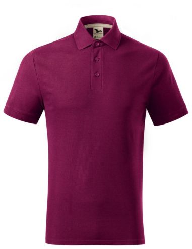 Polokošeľa pánska Prime (GOTS) 234 fuchsiová