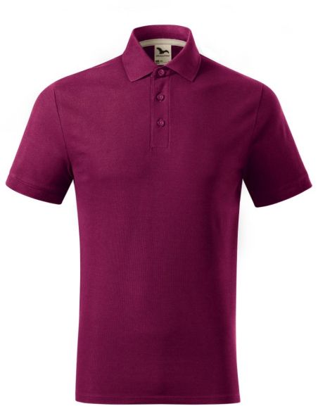 Polokošeľa pánska Prime (GOTS) 234 fuchsiová