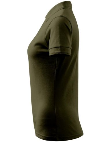 Polokošeľa dámska Pique Polo 210 military