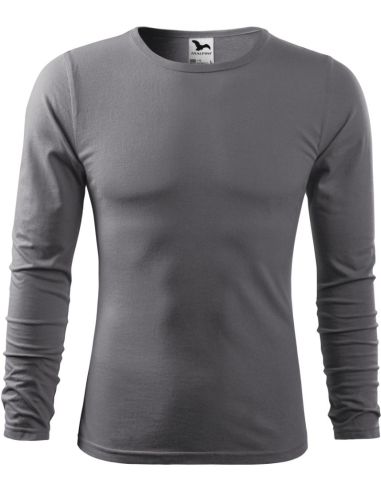 Tričko pánske Fit-T LS 119 oceľovo sivá