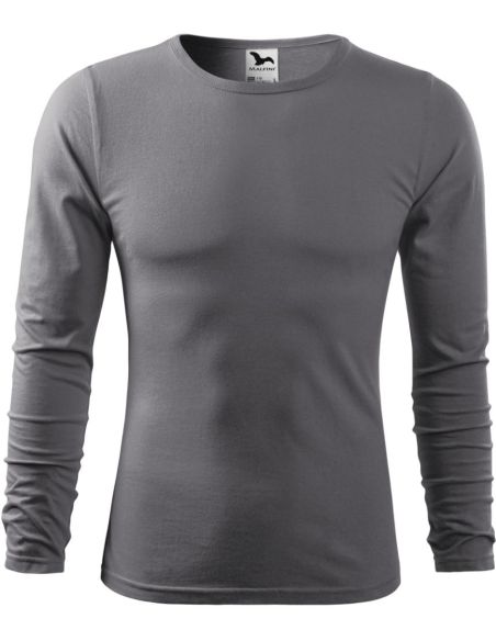 Tričko pánske Fit-T LS 119 oceľovo sivá