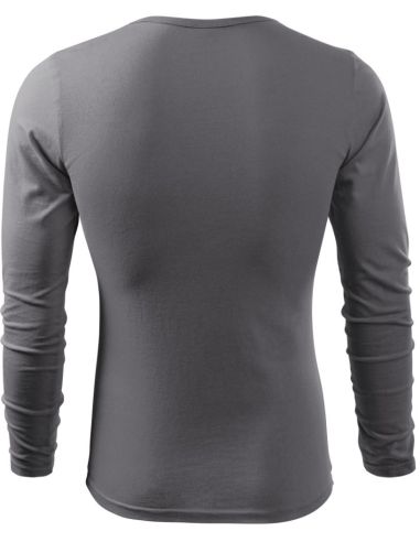 Tričko pánske Fit-T LS 119 oceľovo sivá
