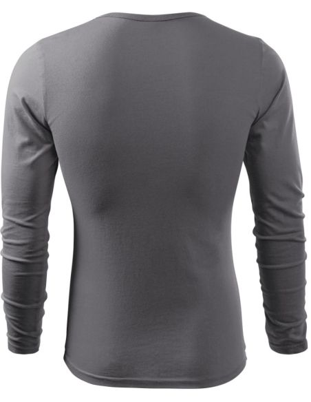 Tričko pánske Fit-T LS 119 oceľovo sivá