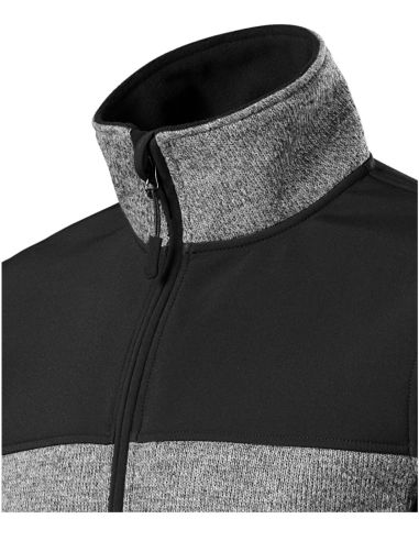 Softshellová bunda pánska Casual 550 knit light gray