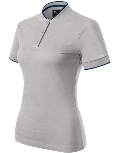 Polokošeľa dámska Diamond 274 strieborno sivá