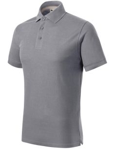 Polokošeľa pánska Prime (GOTS) 234 starostrieborná