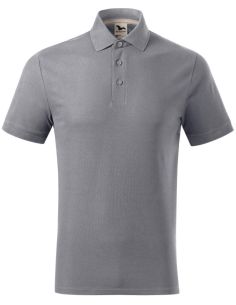 Polokošeľa pánska Prime (GOTS) 234 starostrieborná 2