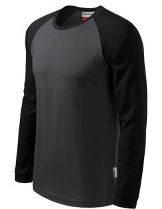 Tričko unisex Street LS 130 ebony gray