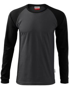 Tričko unisex Street LS 130 ebony gray 2