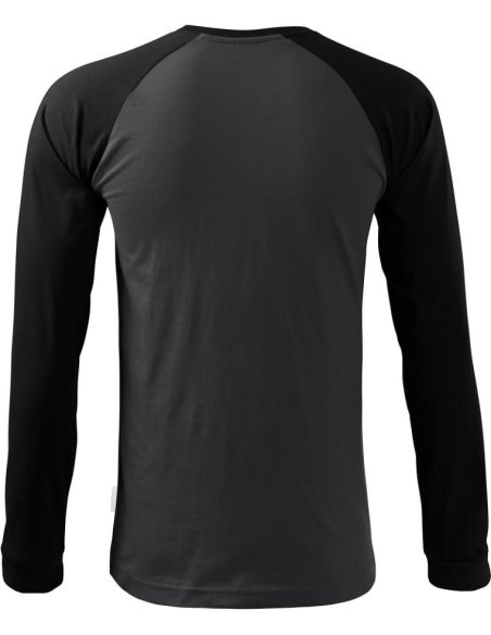 Tričko unisex Street LS 130 ebony gray