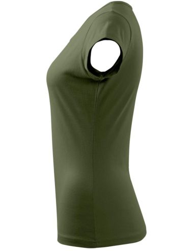 Tričko dámske Pure 122 khaki