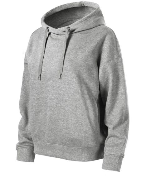 Mikina dámska Moon 421 tmavosivý melír