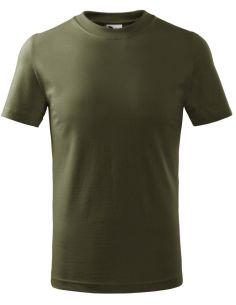 Tričko detské Basic 138 military 2