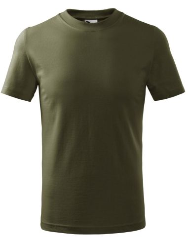 Tričko detské Basic 138 military