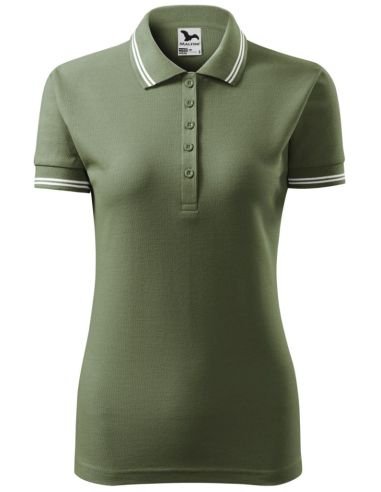 Polokošeľa dámska Urban 220 khaki