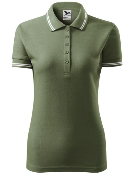 Polokošeľa dámska Urban 220 khaki