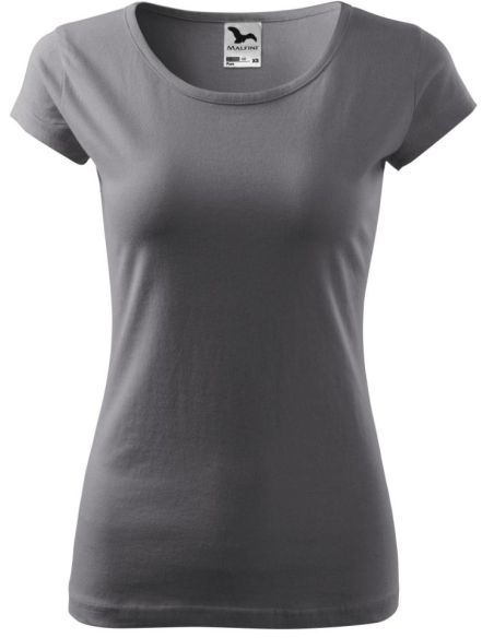 Tričko dámske Pure 122 oceľovo sivá