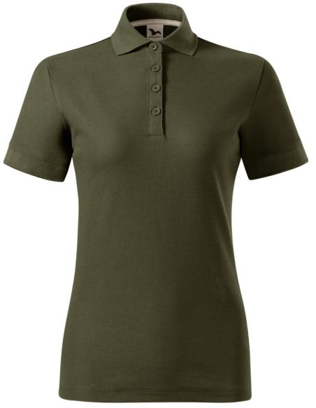 Polokošeľa dámska Prime (GOTS) 235 military