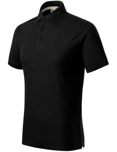 Polokošeľa pánska Prime (GOTS) 234 čierna