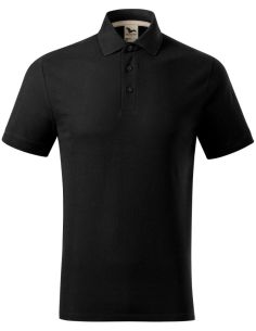 Polokošeľa pánska Prime (GOTS) 234 čierna 2