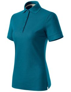Polokošeľa dámska Prime (GOTS) 235 petrol blue
