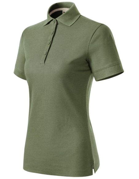 Polokošeľa dámska Prime (GOTS) 235 khaki