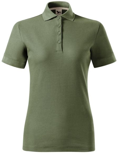 Polokošeľa dámska Prime (GOTS) 235 khaki