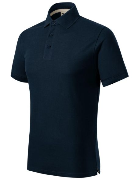 Polokošeľa pánska Prime (GOTS) 234 tmavomodrá