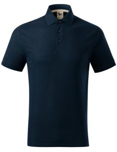 Polokošeľa pánska Prime (GOTS) 234 tmavomodrá 2