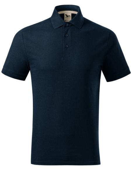 Polokošeľa pánska Prime (GOTS) 234 tmavomodrá