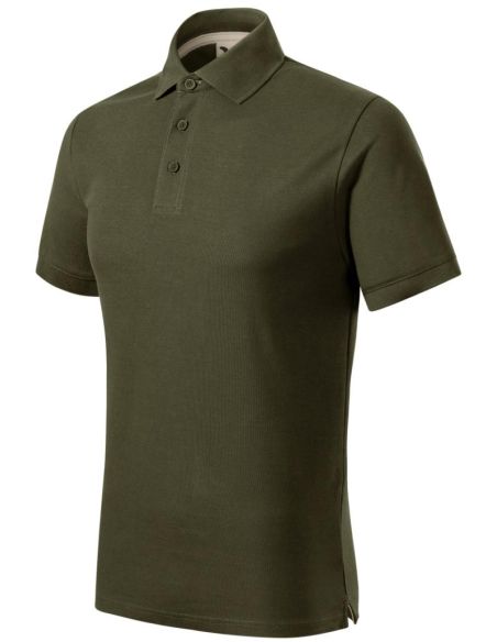 Polokošeľa pánska Prime (GOTS) 234 military