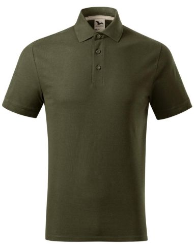 Polokošeľa pánska Prime (GOTS) 234 military